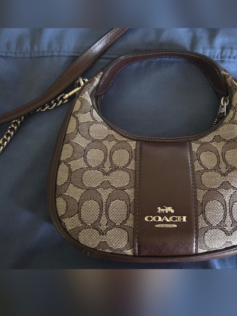 Coach Carmen Mini Crossbody, Maple